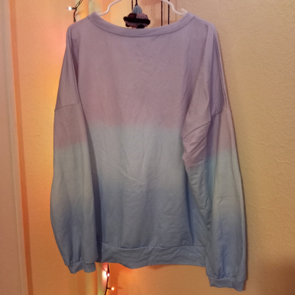 Tie dye ombre sweatshirt
